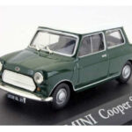 Mini Cooper s, green with white roof 1967