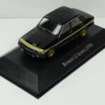 Renault 12 Alpine noir & or, black 1978