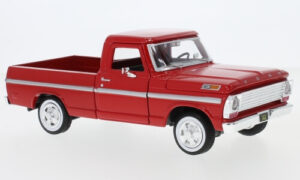 Ford F-100, red