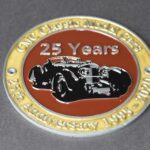 Collector’s medal in classic grill badge style Ø 95 mm – CMC 25 Years