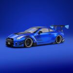NIssan GT-R (R35) W/ Liberty Walk Body Kit 2.0 Metallic Blue 2020