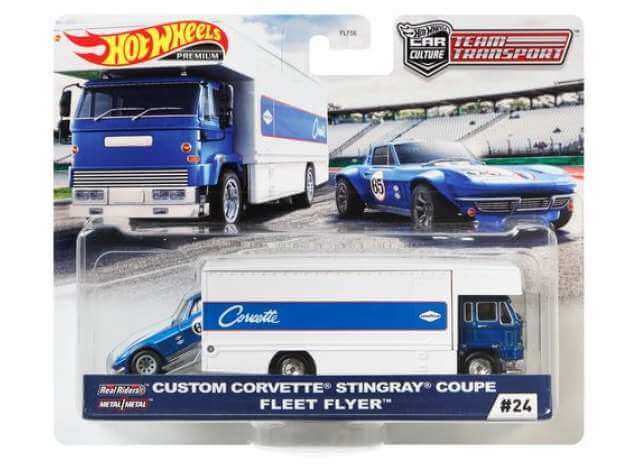 Custom Corvette Stingray coupe race version & fleet flyer