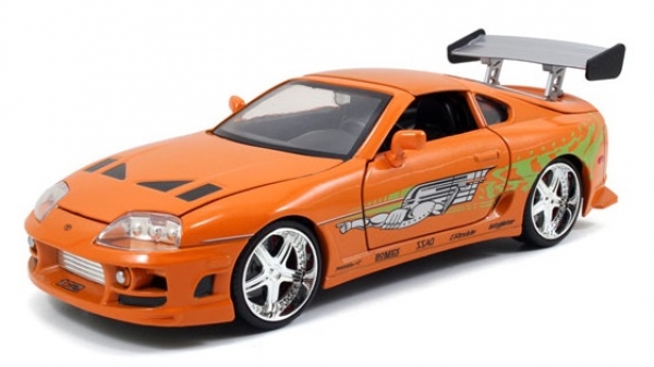 Brians Toyota Supra 1995 orange - Fast & Furious