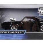 Dodge Charger Fast and Furious black & Dom figure 1970