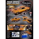Ford Mustang Boss 429 with car trailer with removable ramps *barn find boss*, weathered grabber orange