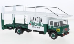 Fiat 673 racing transport, green/white, Lancia Alitalia racing team, Alitalia