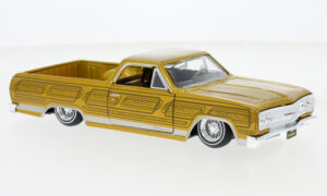 Chevrolet El Camino Lowrider, gold/Decorated aprox. 1:25