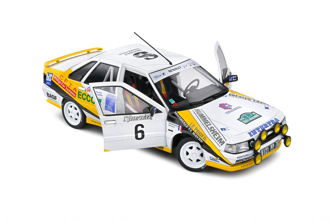 RENAULT R21 TURBO GR.A WHITE #15 M.RATS / M.MENARD RALLY CHARLEM - Image 3