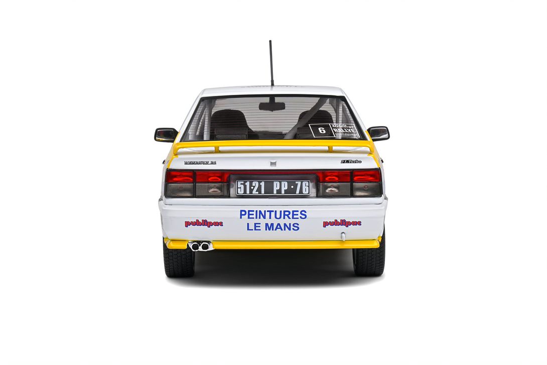 RENAULT R21 TURBO GR.A WHITE #15 M.RATS / M.MENARD RALLY CHARLEM - Image 4