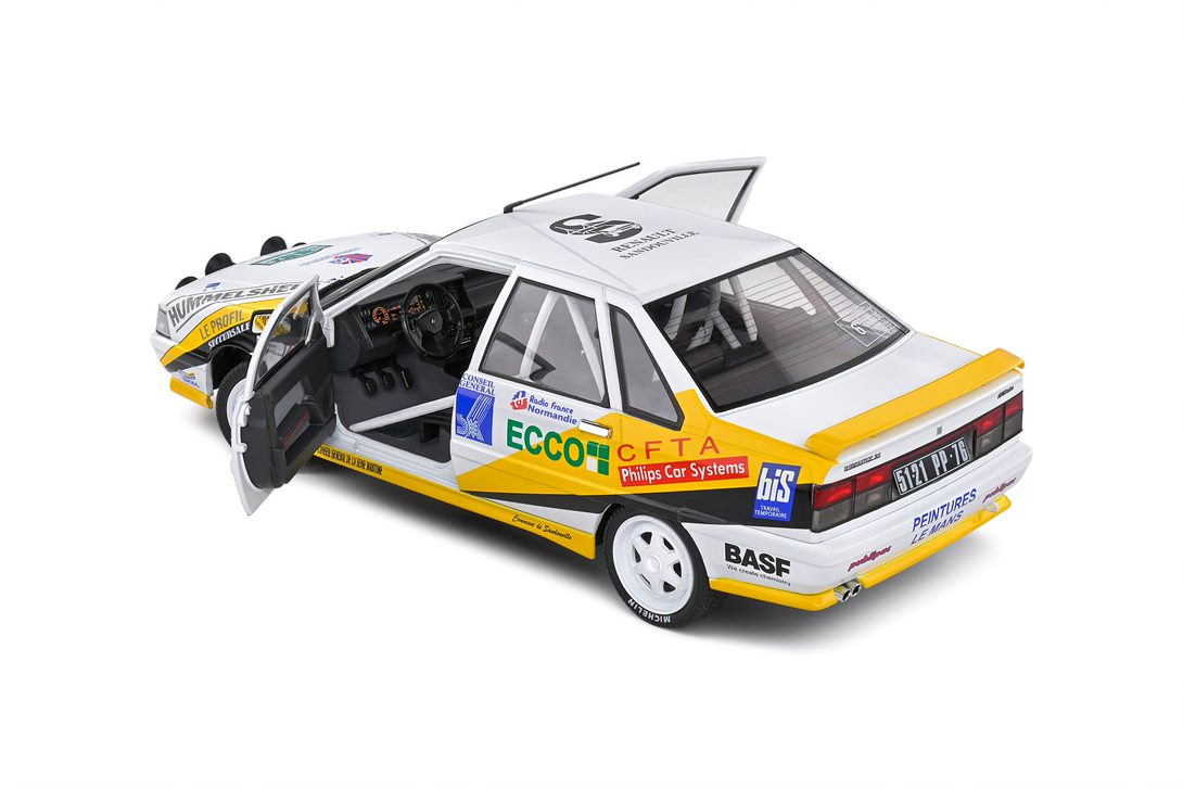 RENAULT R21 TURBO GR.A WHITE #15 M.RATS / M.MENARD RALLY CHARLEM - Image 6