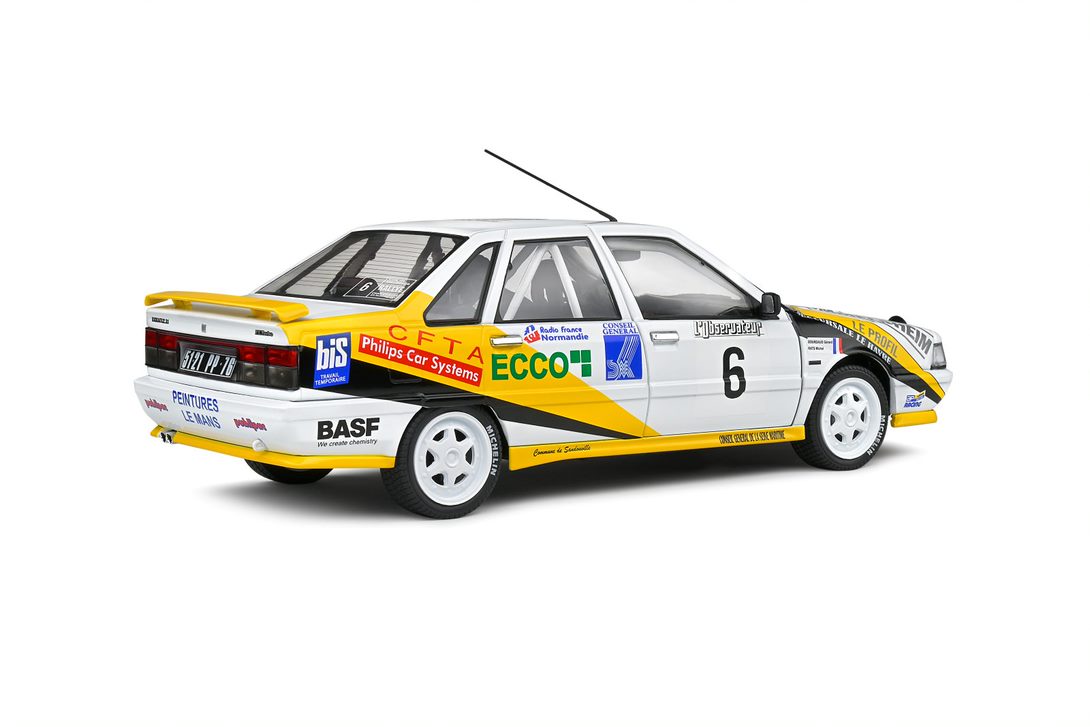 RENAULT R21 TURBO GR.A WHITE #15 M.RATS / M.MENARD RALLY CHARLEM - Image 7