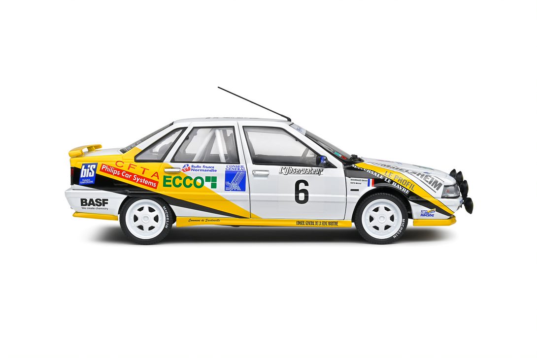 RENAULT R21 TURBO GR.A WHITE #15 M.RATS / M.MENARD RALLY CHARLEM - Image 10