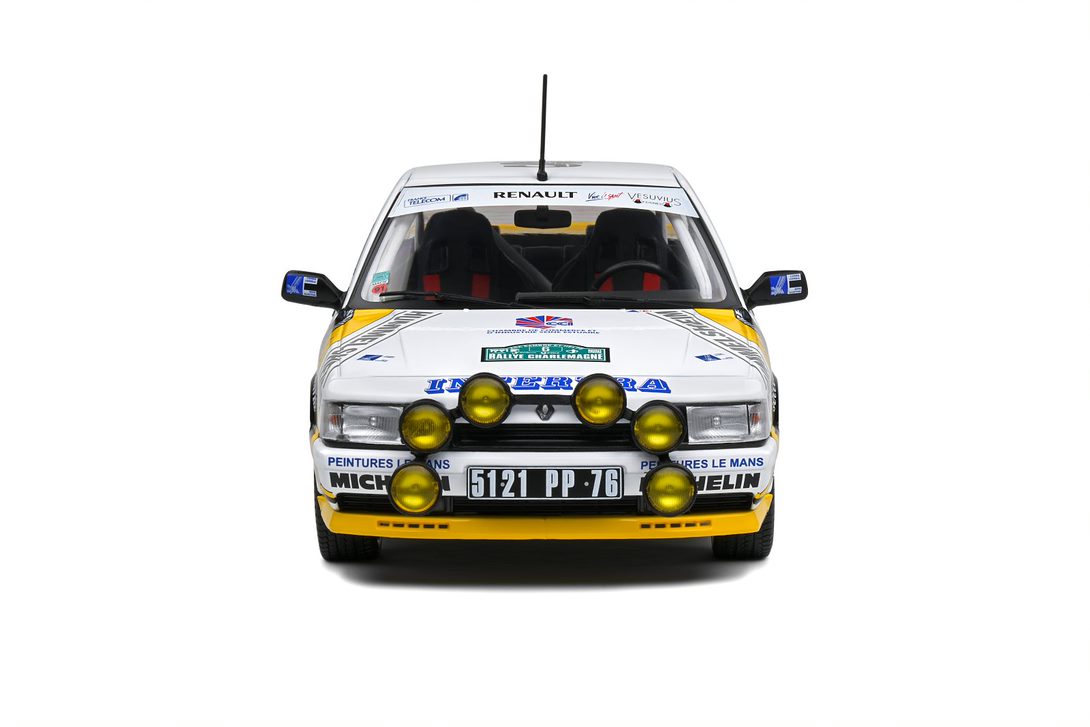 RENAULT R21 TURBO GR.A WHITE #15 M.RATS / M.MENARD RALLY CHARLEM - Image 2