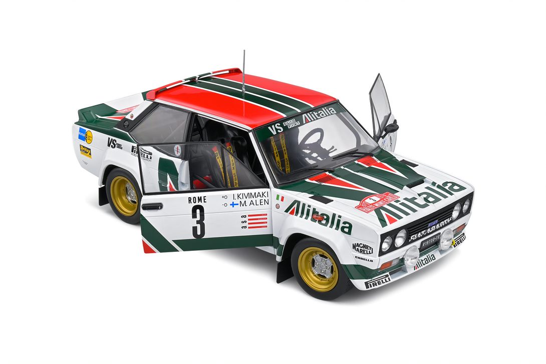 FIAT 131 ABARTH WHITE #3 ALEN / KIVIMÄKI RALLYE MONTECARLO 1979 - immagine 3