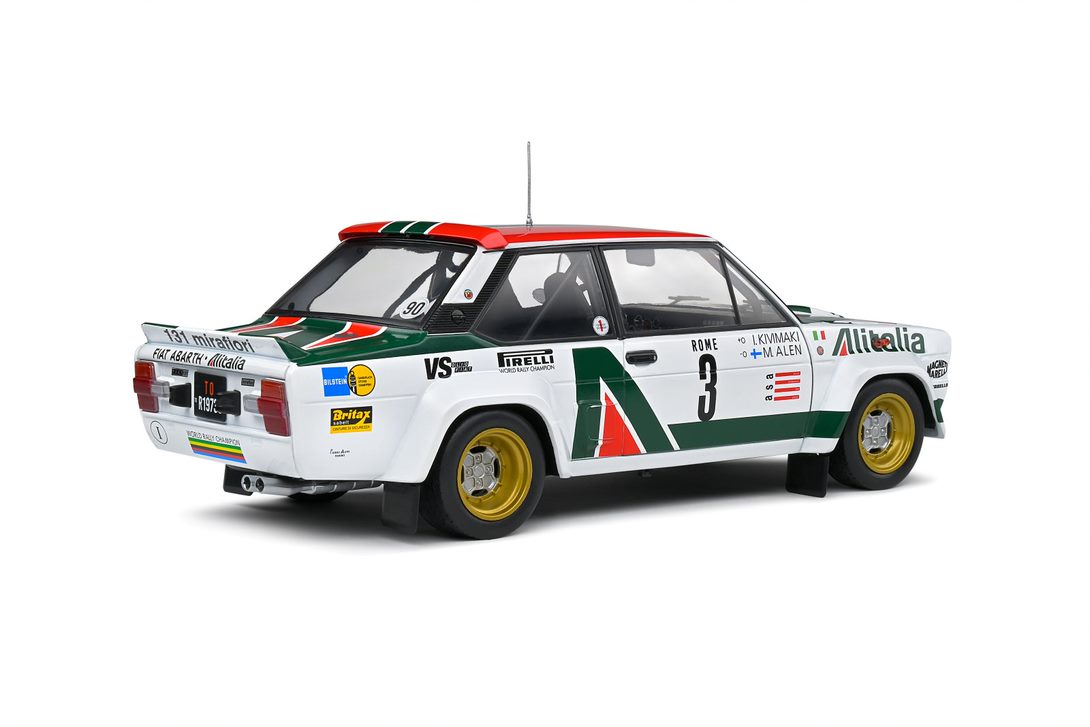 FIAT 131 ABARTH WHITE #3 ALEN / KIVIMÄKI RALLYE MONTECARLO 1979 - immagine 7