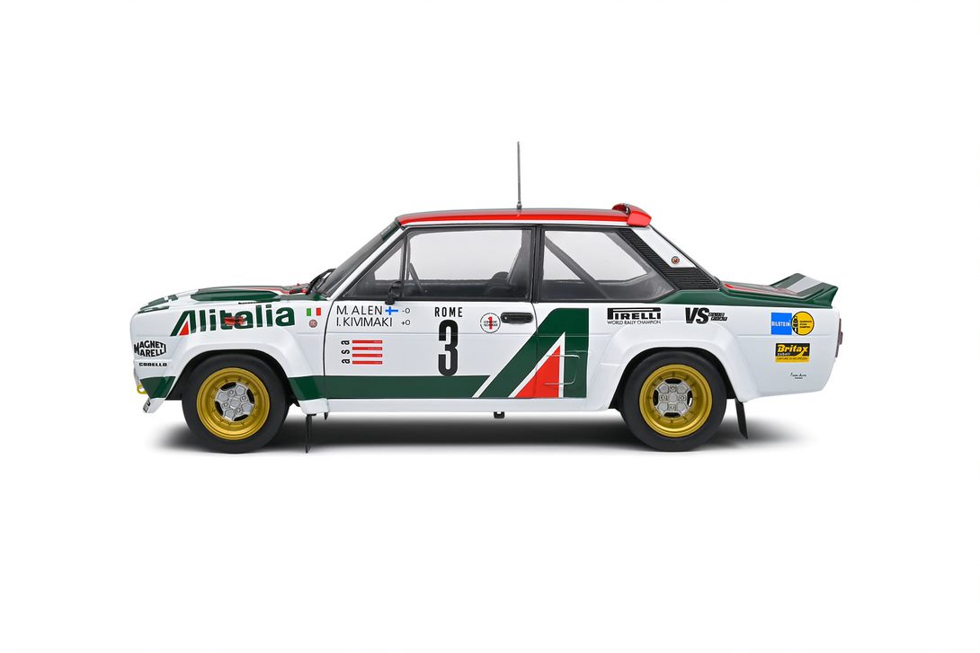 FIAT 131 ABARTH WHITE #3 ALEN / KIVIMÄKI RALLYE MONTECARLO 1979 - immagine 9