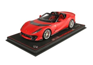 Ferrari 812 Competizione Aperta Rosso Ferrari F1 -75 – Model with display case Limited Edition – 48 pcs