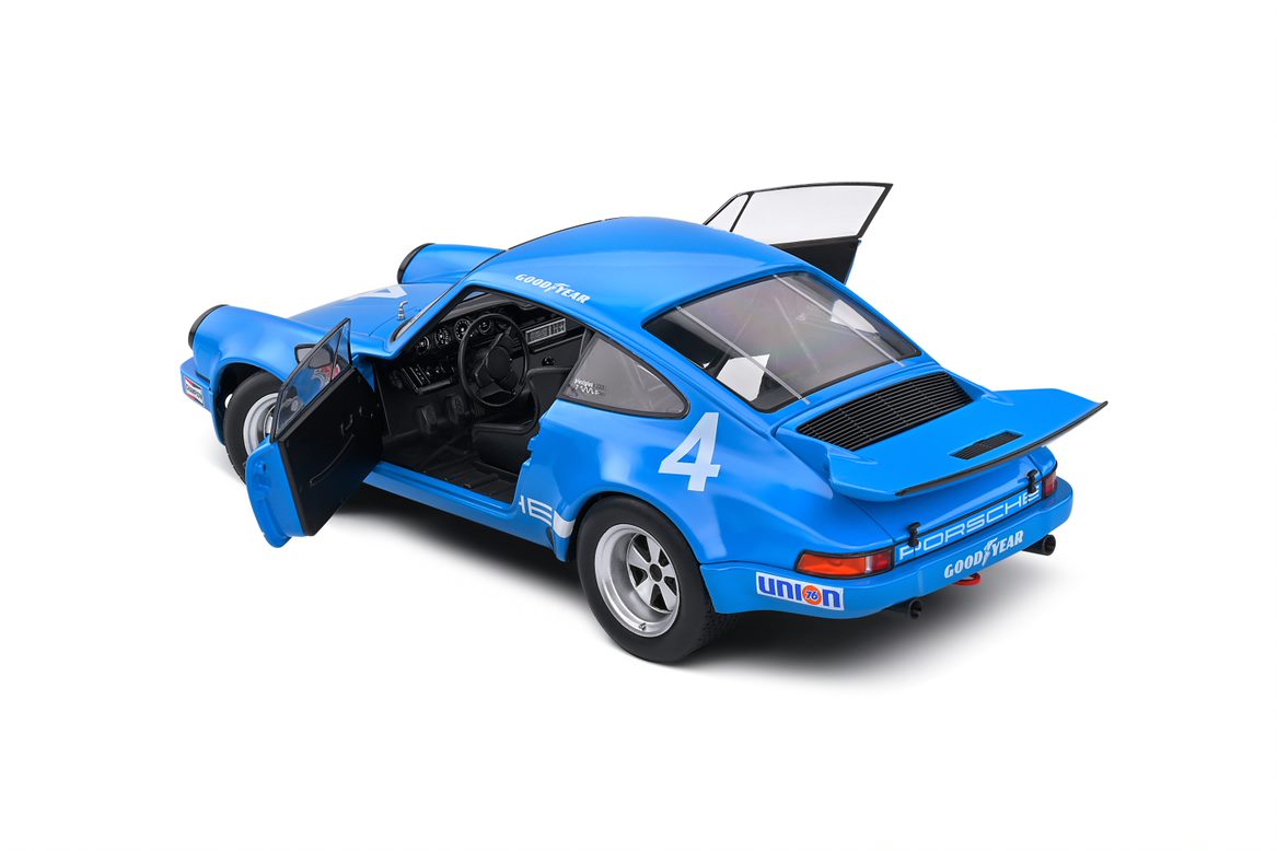 PORSCHE 911 IROC BLUE #4 FOLLMER IROC RIVERSIDE 1974 - Image 6