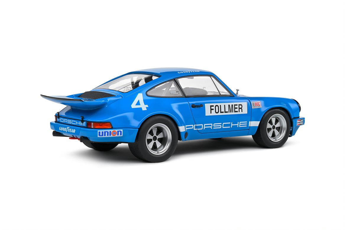 PORSCHE 911 IROC BLUE #4 FOLLMER IROC RIVERSIDE 1974 - Image 5
