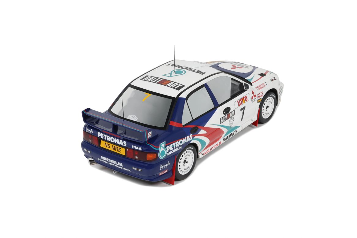 MITSUBISHI LANCER EVO III GR. A WHITE T. MAKINEN RALLY AUSTRALIA - Image 4