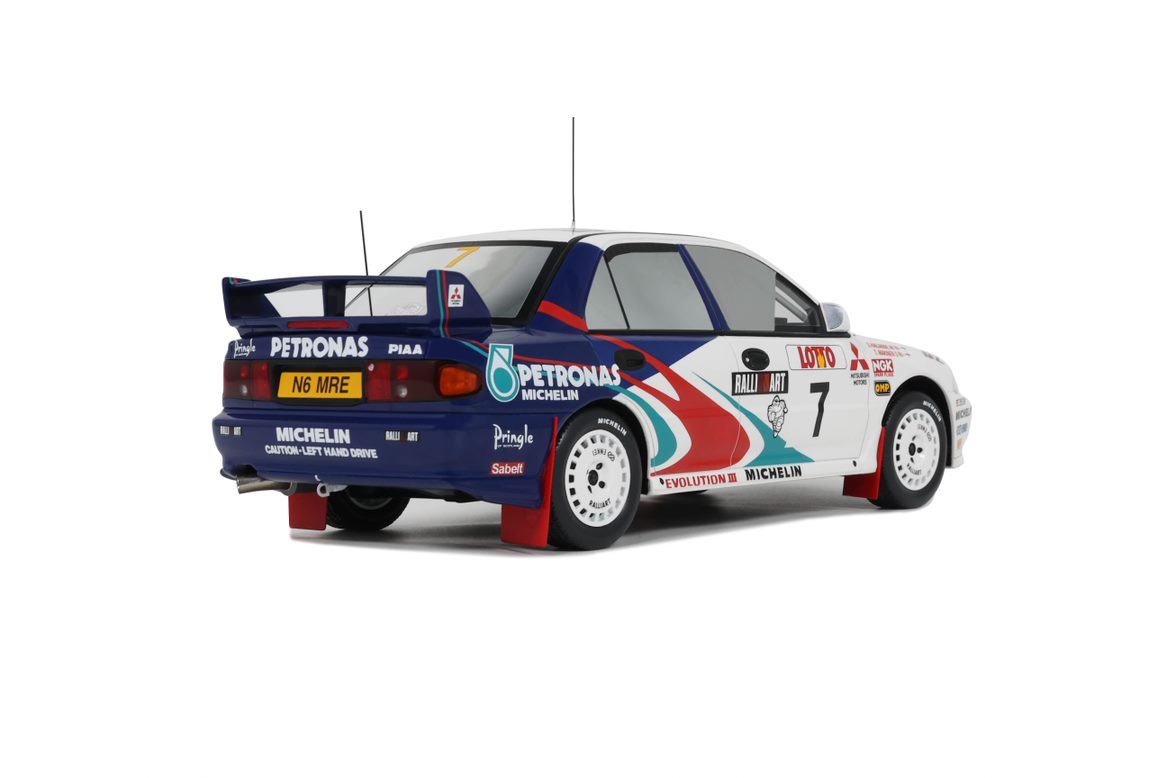 MITSUBISHI LANCER EVO III GR. A WHITE T. MAKINEN RALLY AUSTRALIA - Image 6