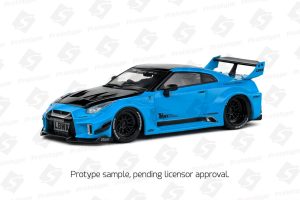 NISSAN GTR35 LBWK SILHOUETTE MIAMI BLUE 2019