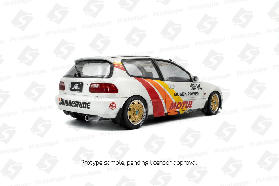 HONDA CIVIC (EG6) SOLIDO WORKS MUGEN RACING WHITE 1992 - Figura 6