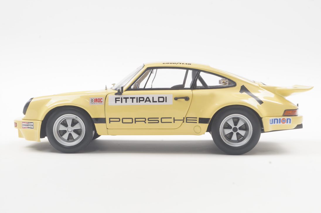 PORSCHE 911 IROC YELLOW #1 FITTIPALDI 1975 - Image 3