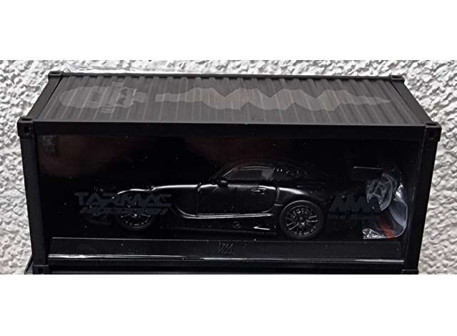 Mercedes AMG GT3 #4 with container & figure, black 2018 - Зображення 2