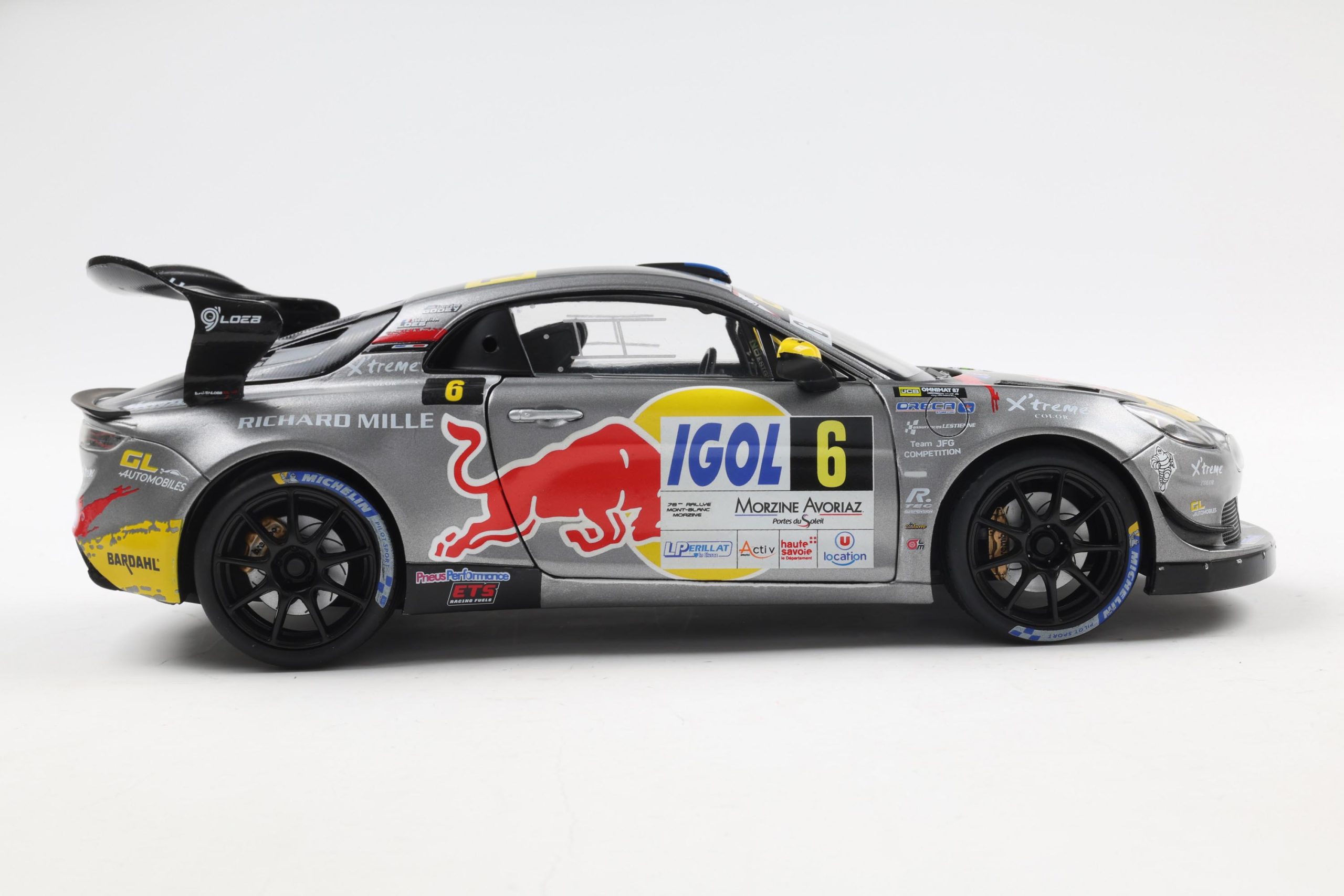 ALPINE A110 RGT+ GREY #6 S.LOEB / L.GODEY RALLYE DU MONT BLANC 2024 - immagine 6