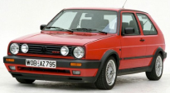 VOLKSWAGEN GOLF II GTI G60 MARS RED 1989