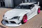 TOYOTA GR SUPRA LIBERTY WALK BODY KIT WHITE PINK 2025