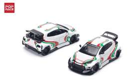 TOYOTA Pandem GR Yaris, Rally Livery, white/green/red