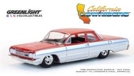 Chevrolet Biscayne Lowrider *California Lowriders Series 7*, silver metallic/red two-tone, 1964