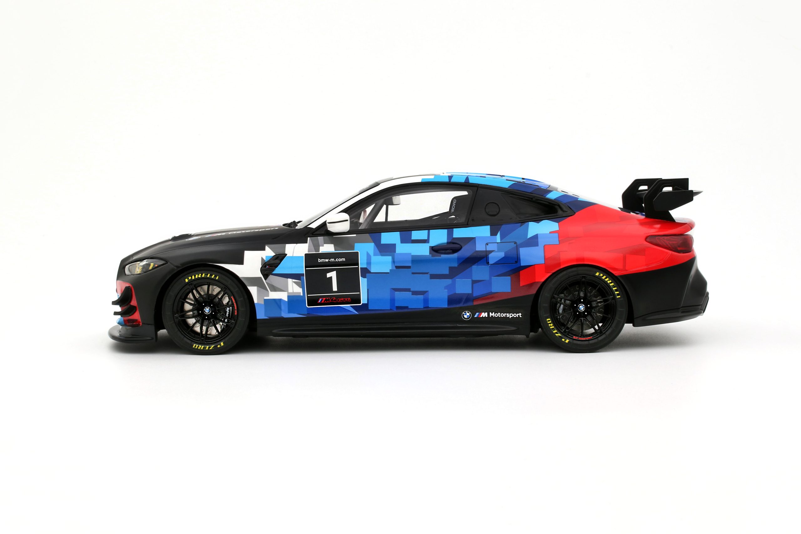 BMW M4 GT4 EVO 3.0L TURBO N 1 WHITE 2024 - Image 7
