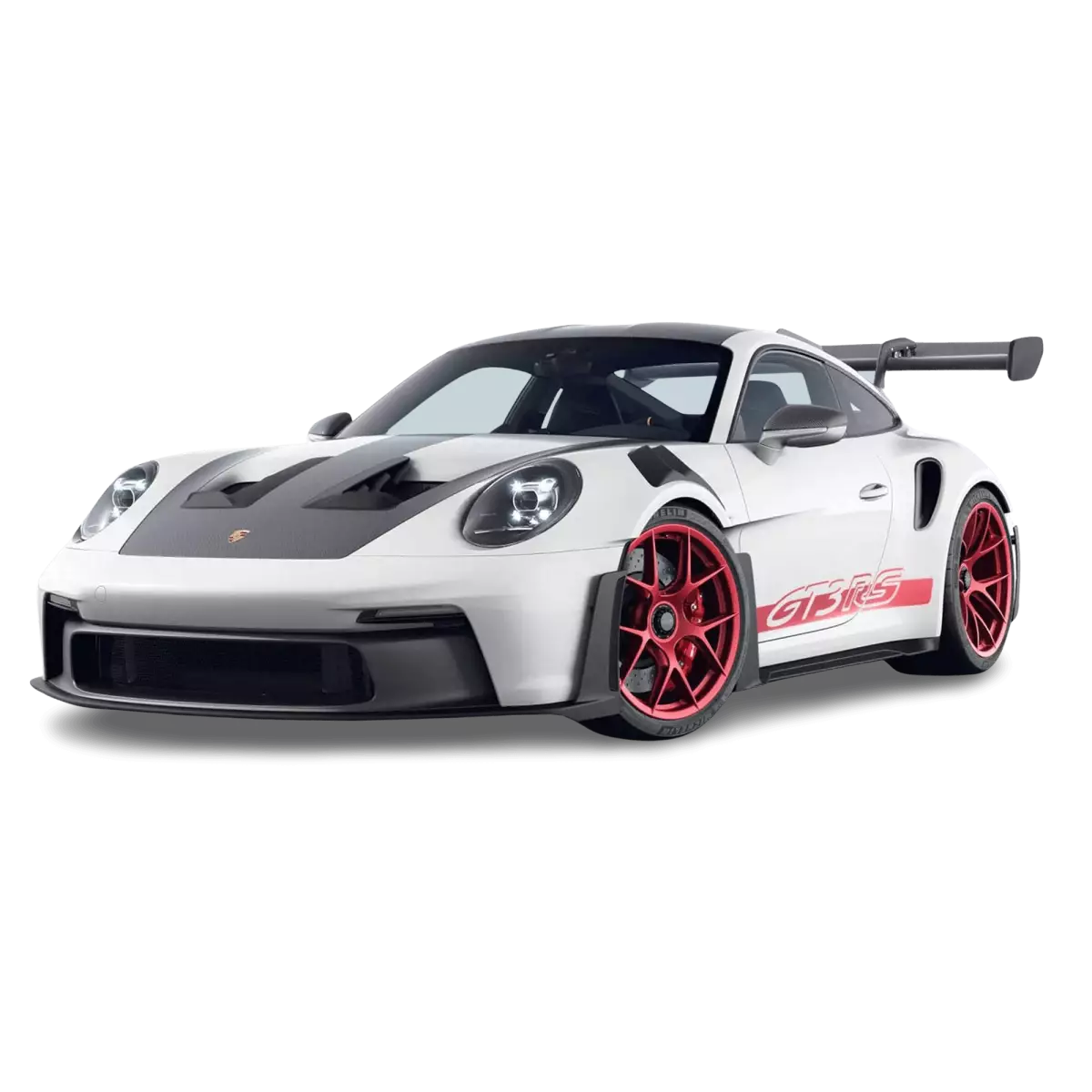 Porsche 911 992 GT3 RS w/Weissach Pack 2022 White/Pyro Red