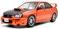SUBARU IMPREZA WRX STI ORANGE METALLIC 2003