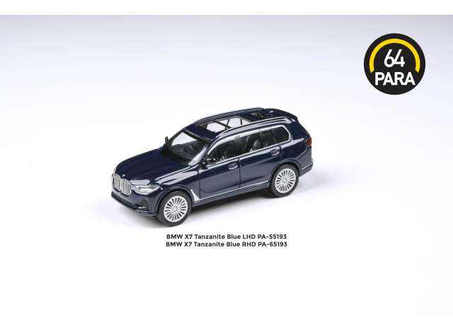 BMW X7 *Right Hand Drive*, tanzanite blue