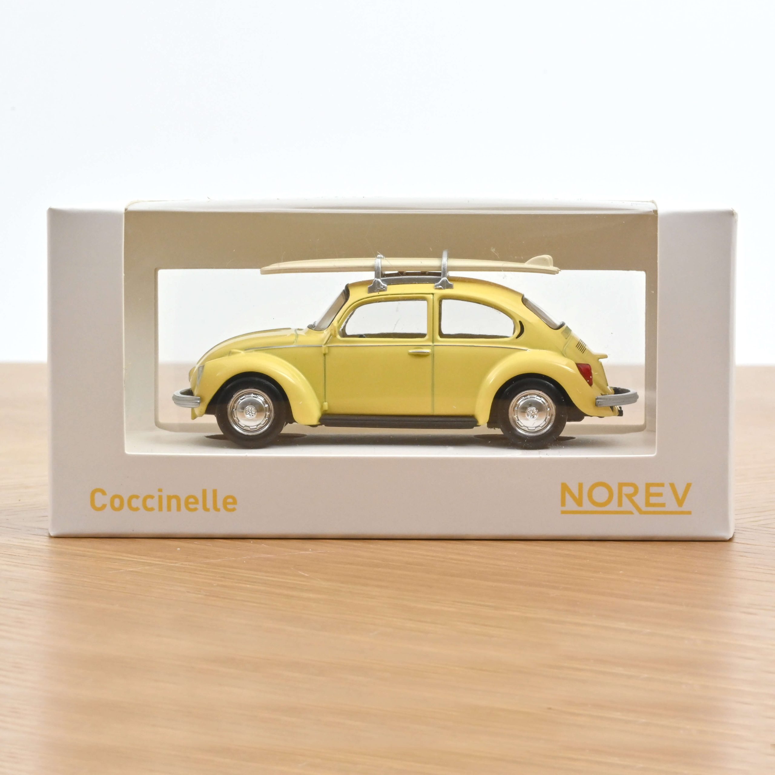 VW Beetle 1303 1973 Pastel Yellow with Surfboards Jet-car - Image 2