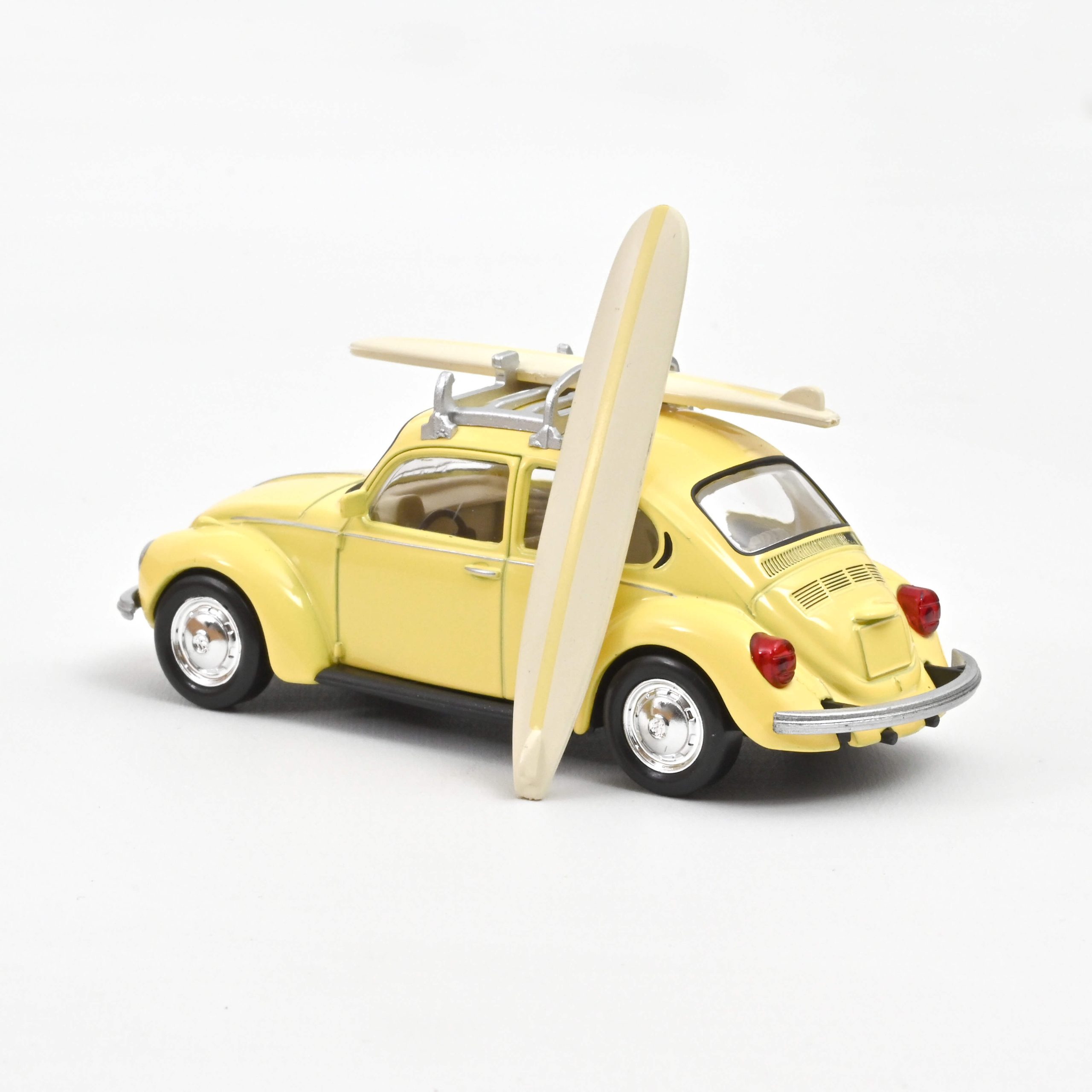 VW Beetle 1303 1973 Pastel Yellow with Surfboards Jet-car - Image 3