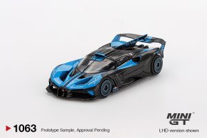 BUGATTI BOLIDE PRESENTATION BLACK AND BLUE 2024