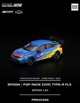HONDA Spoon/Pop Race Civic Type-R FL5 *Spoon*, yellow/blue