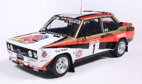 FIAT 131 ABARTH WHITE #1 ROHRL / GEISTDÖRFER RALLY HUNSRÜCK 1980