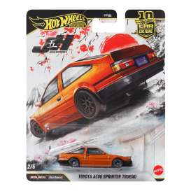 Toyota AE86 Sprinter Trueno, orange
