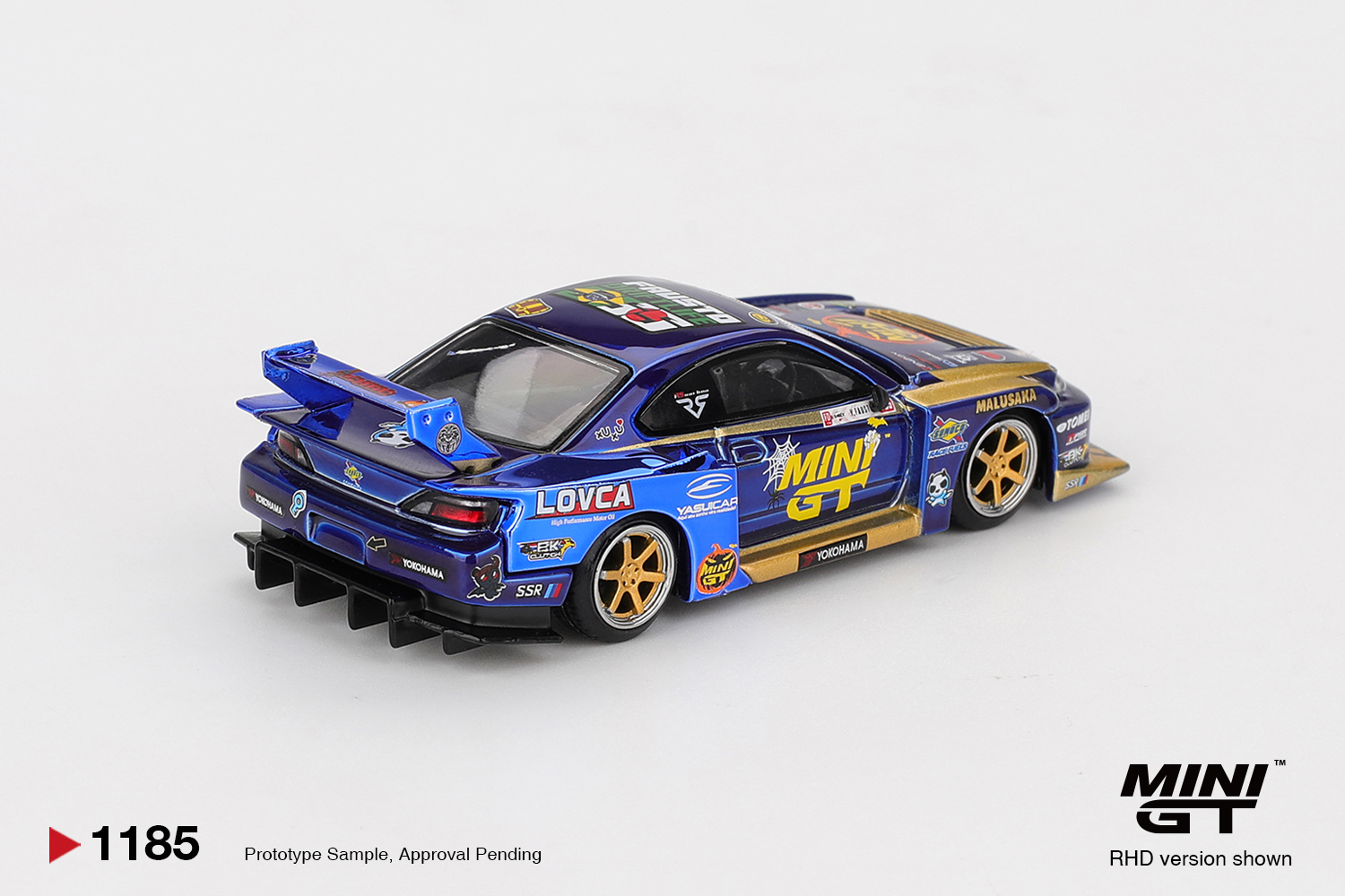 NISSAN SILVIA S15 LB-SUPER SILHOUETTE #555 TEAM MINI GT LIBERTY WALK FORMULA DRIFT 2025 - Image 3