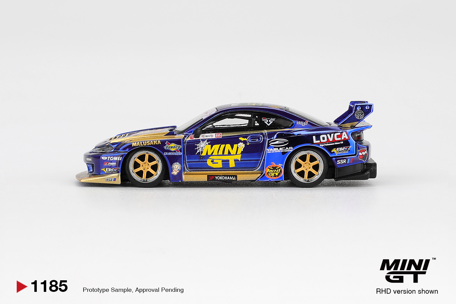 NISSAN SILVIA S15 LB-SUPER SILHOUETTE #555 TEAM MINI GT LIBERTY WALK FORMULA DRIFT 2025 - Image 2
