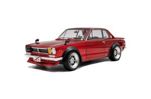 NISSAN SKYLINE 2000 GT-R (KPGC10) HAKOSUKA SOLIDO WORKS RED METALIC