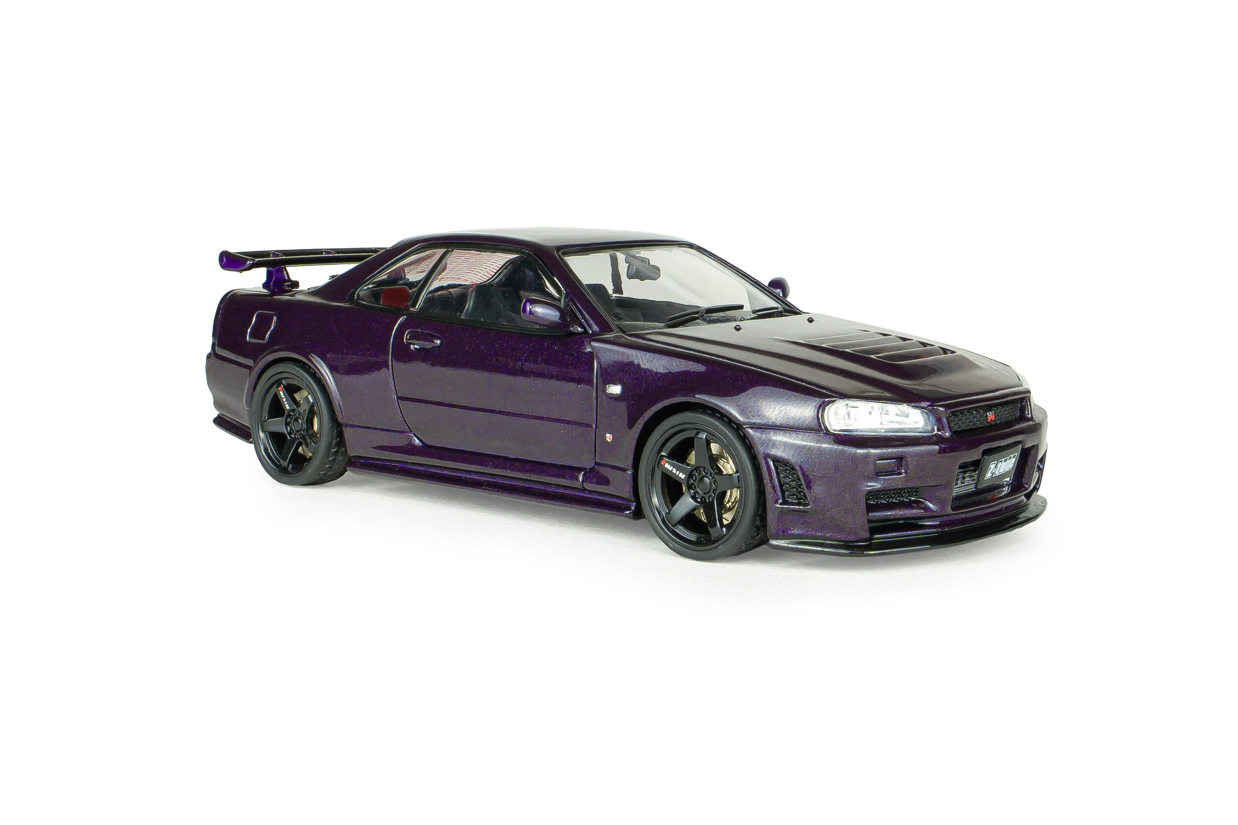 NISSAN SKYLINE GT-R (BNR34) WITH NISMO PARTS MIDNIGHT PURPLE 2005