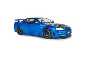 NISSAN SKYLINE GT-R (BNR34) WITH NISMO PARTS BAYSIDE BLUE 2005