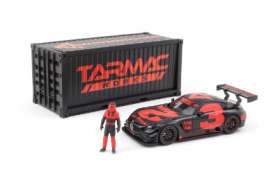 Mercedes AMG GT3 #3 with container & figure, 2018 red
